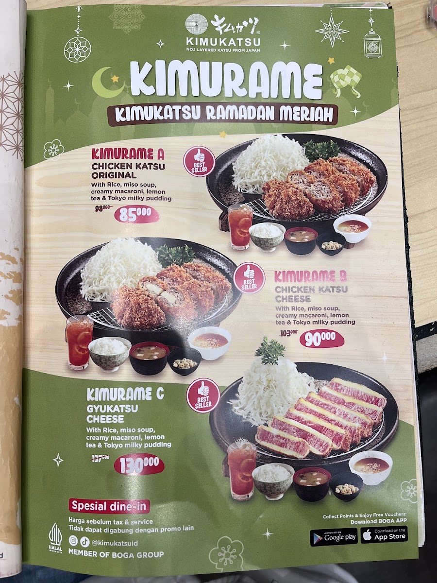 Kimukatsu Ciputra World Menu - Image 2